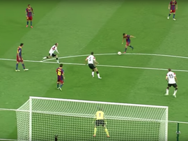 Le superbe but de Villa. Capture/UEFA.tv