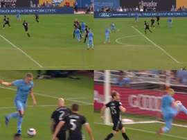 Le but de New York City à 'l'ADN Barça'. Captures/MLS