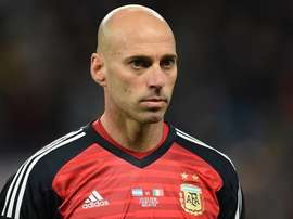 Caballero a été titulaire pour les débuts de l'Argentine en Coupe du monde. AFP