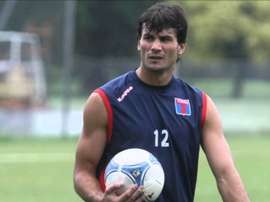 El guardameta de Tigre Javier García, durante un entrenamiento. YouTube