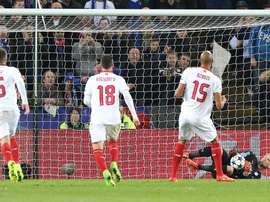 El Sevilla se quedó a las puertas de los cuartos de final. EFE
