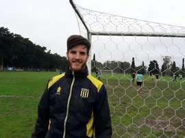 Fermín Holgado, nuevo jugador de Almirante Brown. ClubAlmiranteBrown