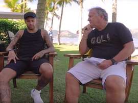 Zico demande à Neymar plus de professionnalisme. YouTube/CanalZico10