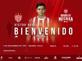 Víctor Dávila ya es el nuevo refuerzo del Necaxa. ClubNecaxa