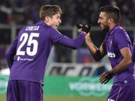 Fiorentina empatou o jogo com dez jogadores. EFE
