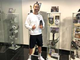 CR7 voltou ao Nacional, clube que pagou 22 bolas por sua contratação. CDNacional