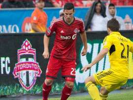 El jugador del Alcorcón Álvaro Rey, en su etapa con el Toronto. Twitter