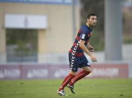 El jugador del Llagostera Benja. Twitter