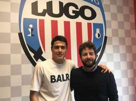 Rama vestirá los colores del Lugo la próxima temporada. Twitter/CDLugo