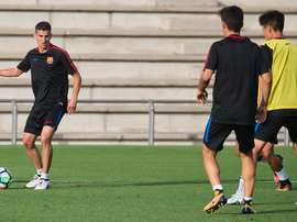 Jesús Álfaro, a punto de fichar por el Real Zaragoza. Barça