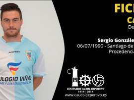 Sergio González 'Catú', nuevo jugador de Caudal Deportivo. CaudalDeportivo