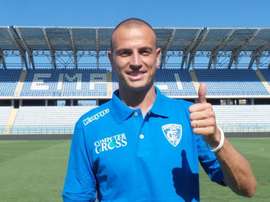 Luca Antonelli a signé à Empoli. Twitter/EmpoliCalcio