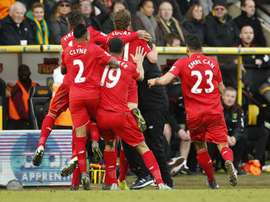 El Liverpool anota el 4-5 en el tiempo de descuento. Twitter