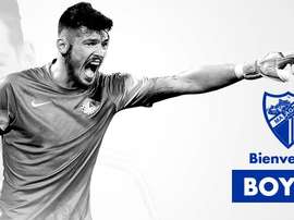 El Málaga da la bienvenida a Boyko. MálagaCF