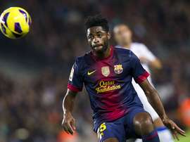 Song in action for Barcelona. FCBarcelona