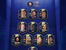 FIFA 19 a élu les joueurs de l'année. Twitter/EASportsFIFA