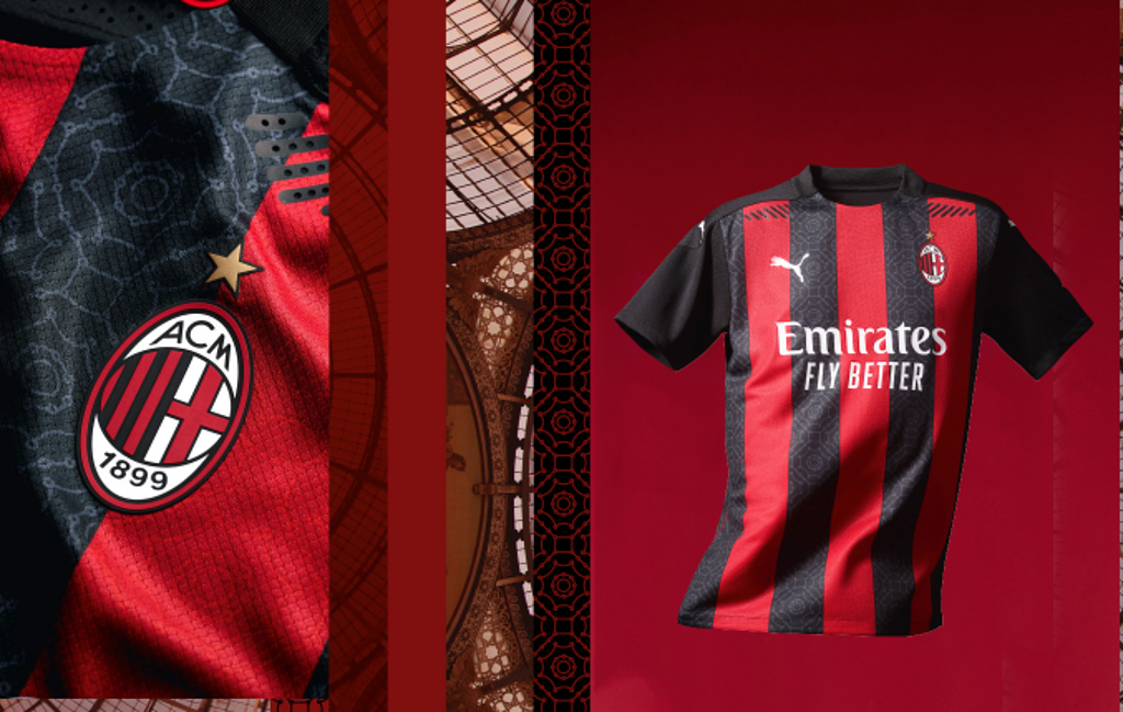 la camiseta del milan