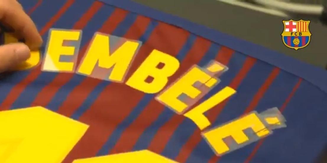 Maillot Extérieur FC Barcelona O. Dembélé