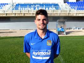 El nuevo futbolista del Fuenlabrada Fran García. CFFuenlabrada