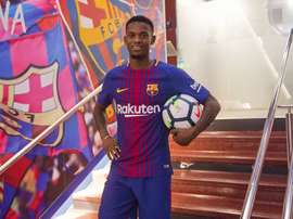 O lateral de 23 anos chegou neste mercado aos 'blaugrana'. FCBarcelona