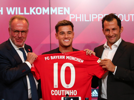 Coutinho a été présenté à la presse. FCBayern