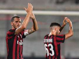 Turma de Vincenzo Montella resolveu a questão na primeira parte. LeonardoBonucci
