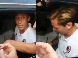 'Gaffe' do reforço do Milan. Captura