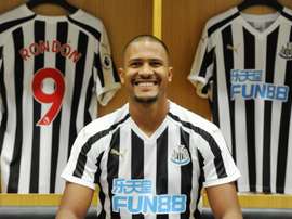 Rondon is on loan at Newcastle. Twitter/SalomónRondón