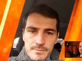 Casillas manda mensagem emotiva. Captura/MarcaTV