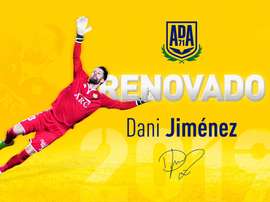 Dani Jiménez renueva con el Alcorcón. ADAlcorcón