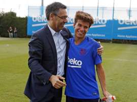 Riqui Puig, première grande surprise de Setién ? AFP