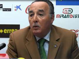 El máximo mandatario del conjunto burgalés espera que se castige al portero del UCAM. Mirandés