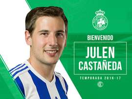 El Racing dio la bienvenida a Julen Castañeda. RealRacingClub