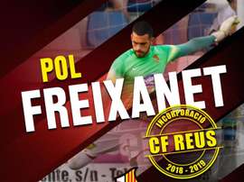 Pol Freixanet, nuevo jugador del Reus. CFReusDeportiu