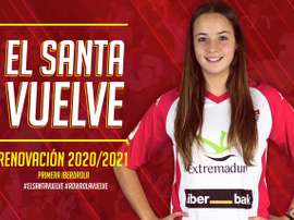 El Santa Teresa volverá a Primera. Twitter/SantaBadajoz