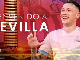 Ocampos will play for Sevilla next season. SevillaFC