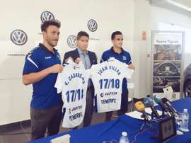 Villar blessé. CDTenerife