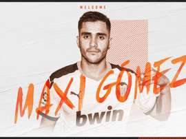 Maxi Gómez, nouveau joueur de Valence. ValenceCF