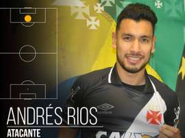 El Vasco da Gama brasileño anunció hoy el fichaje de Andrés Ríos. VascodaGama