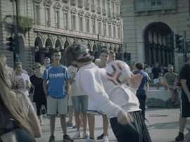 Un youtubeur s'est déguisé en CR7 déguisé. Capture/IvideoCR7