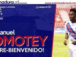 Lomotey jugará la próxima temporada con el Villarreal. ExtremaduraUD