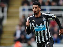 Riviere in action for Newcastle. NUFC
