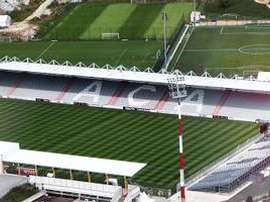 En el estadio del Ajaccio, el François-Coty, debería haberse disputado el encuentro, pero un temporal en Córcerga no lo ha permitido. Twitter