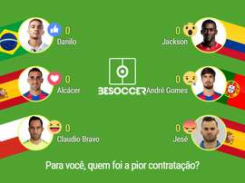 Danilo, Alcácer, Caludio Bravo, Jackson, André Gomes ou Jesé... BeSoccer