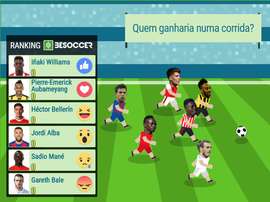 Enquete: corrida entre velozes. BeSoccer