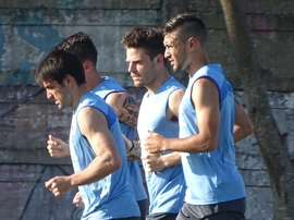 La selección de Uruguay ya entrena para enfrentarse a Bolivia. SelecciónUruguaya