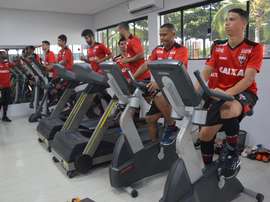 Entrenamiento del Atlético Goianiense. ACG