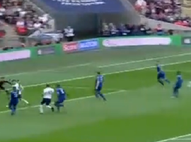 Lamela started Tottenham's comeback. Captura