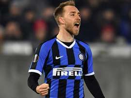 Eriksen inscrit son premier but avec l'Inter. Inter