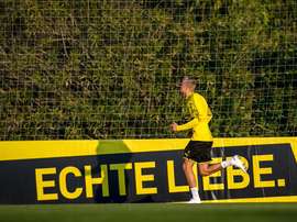 Nem a estreia de Haaland impediu a derrota do Borussia Dortmund. Twitter/BVB